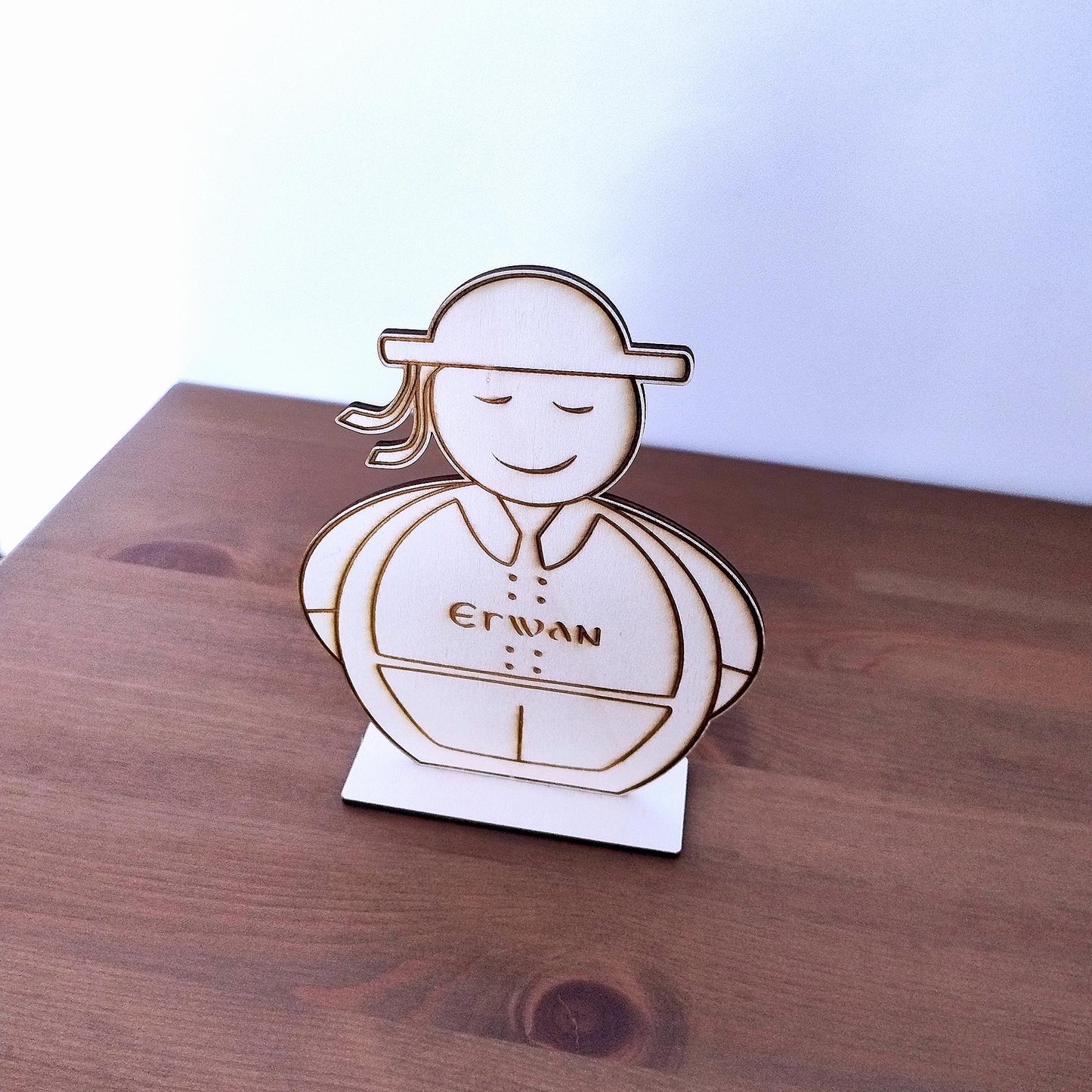 Souvenir de Naissance en Bois "Petit Breton"