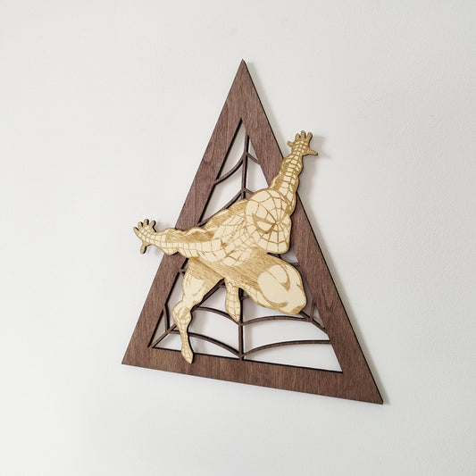 Tableau Bois Super-Héros "Spider-Man" 18