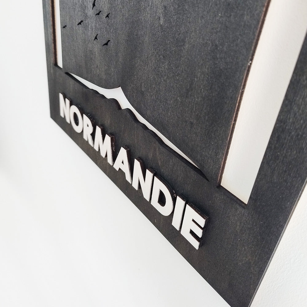 Tableau Bois "Le Normandie"