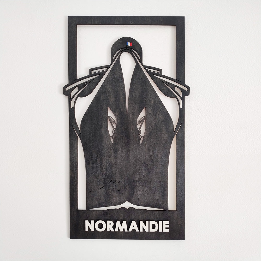 Tableau Bois "Le Normandie"
