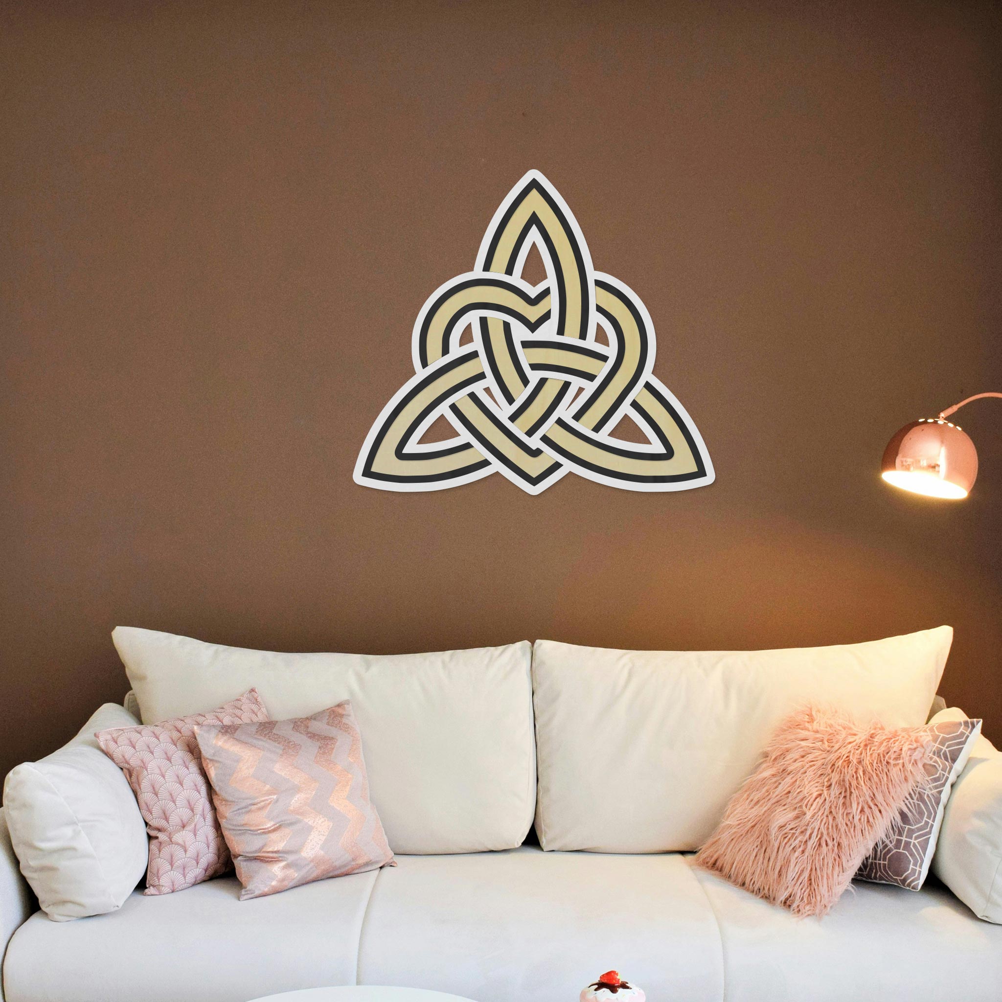 Tableau Arbre De Vie En Bois Sculpté - Décoration Murale Bois MDF - Cadeau Symbolique