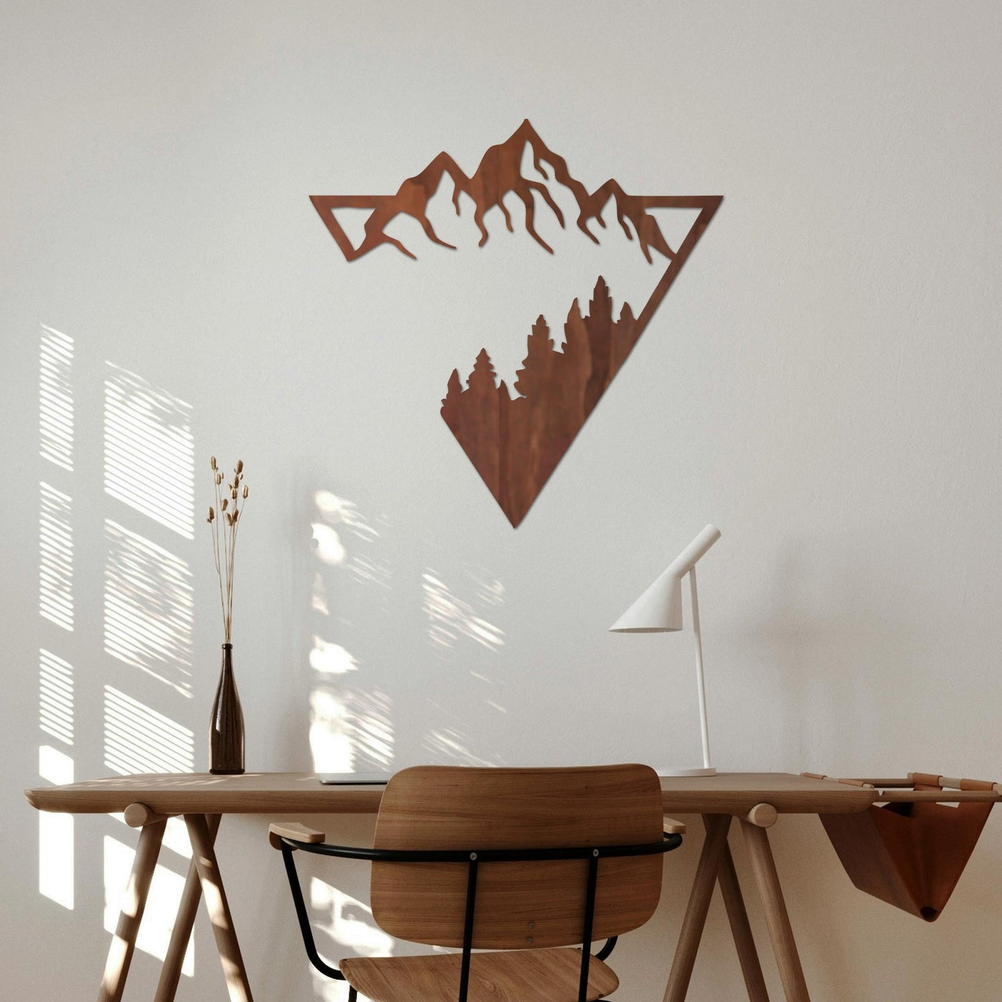 Tableau Bois "Aux Sommets"