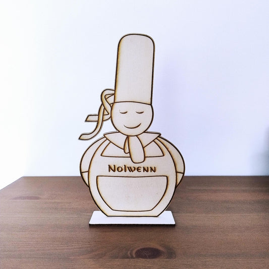 Souvenir de Naissance en Bois "Petite Bretonne"