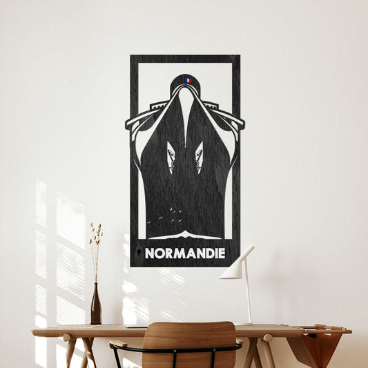 Tableau Bois "Le Normandie"