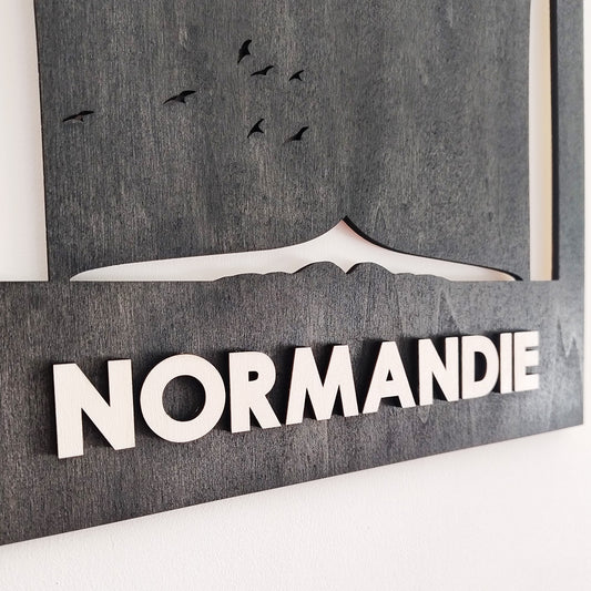 Tableau Bois "Le Normandie"