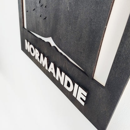 Tableau Bois "Le Normandie"