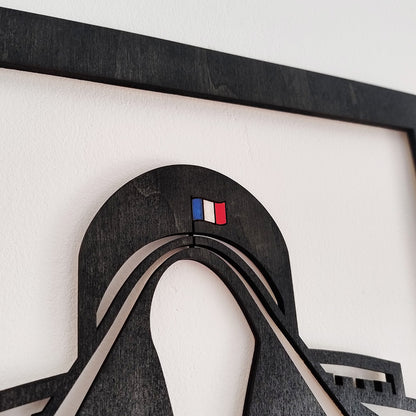 Tableau Bois "Le Normandie"