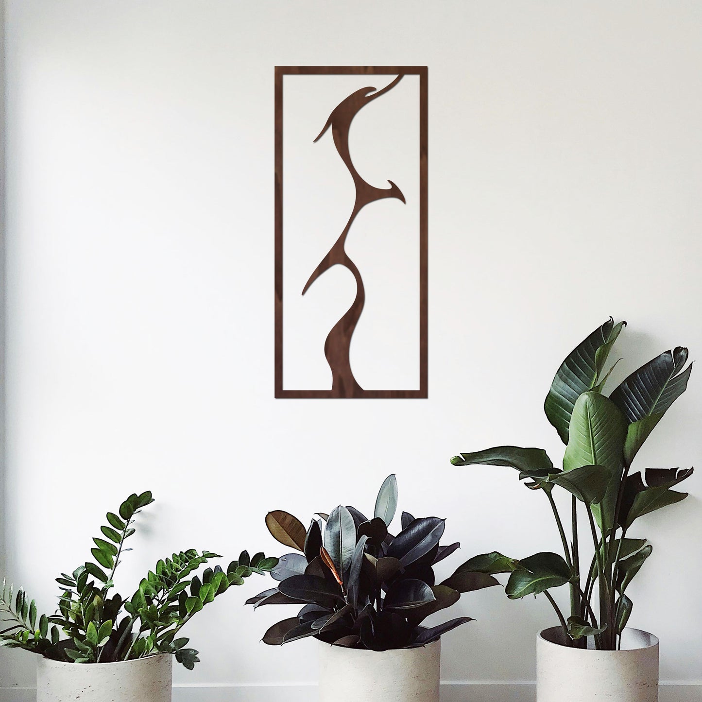 Tableau Bois "Baiser Secret"