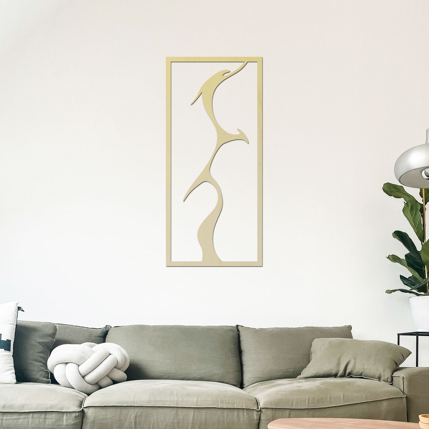 Tableau Bois "Baiser Secret"