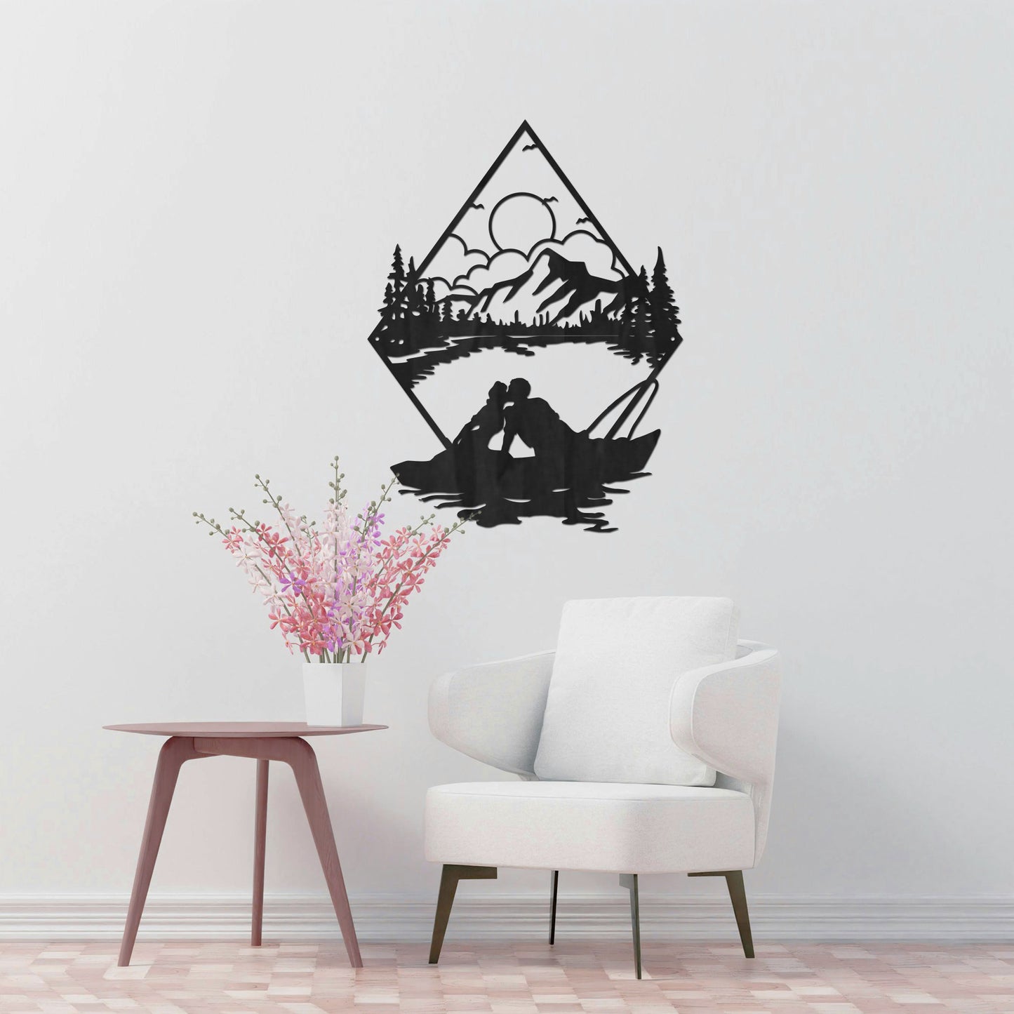 Tableau Bois "Pêche Miraculeuse"