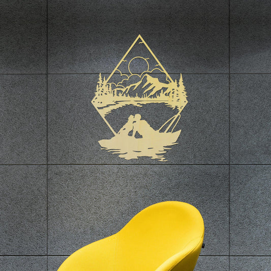 Tableau Bois "Pêche Miraculeuse"