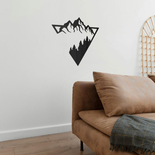 Tableau Bois "Aux Sommets"
