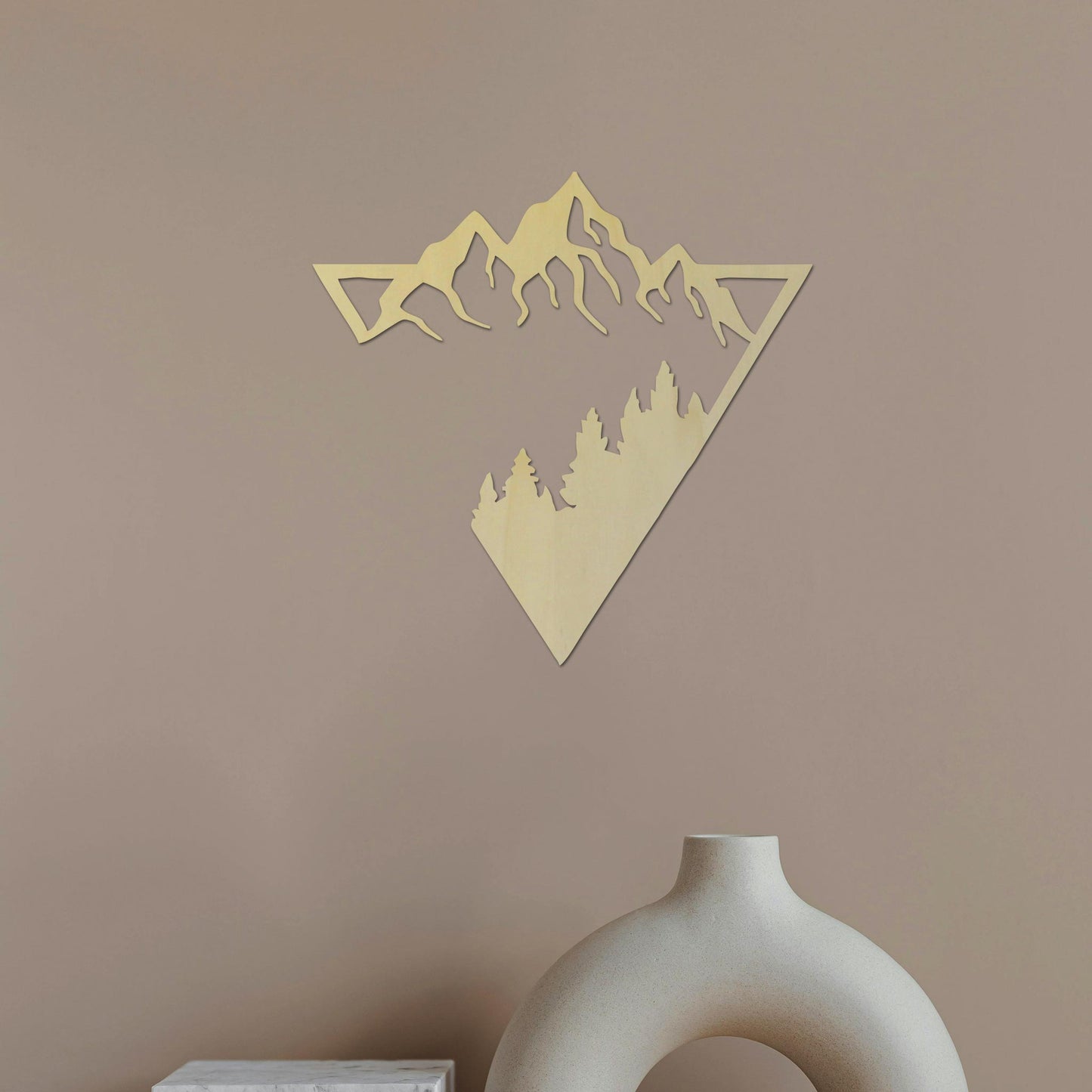 Tableau Bois "Aux Sommets"
