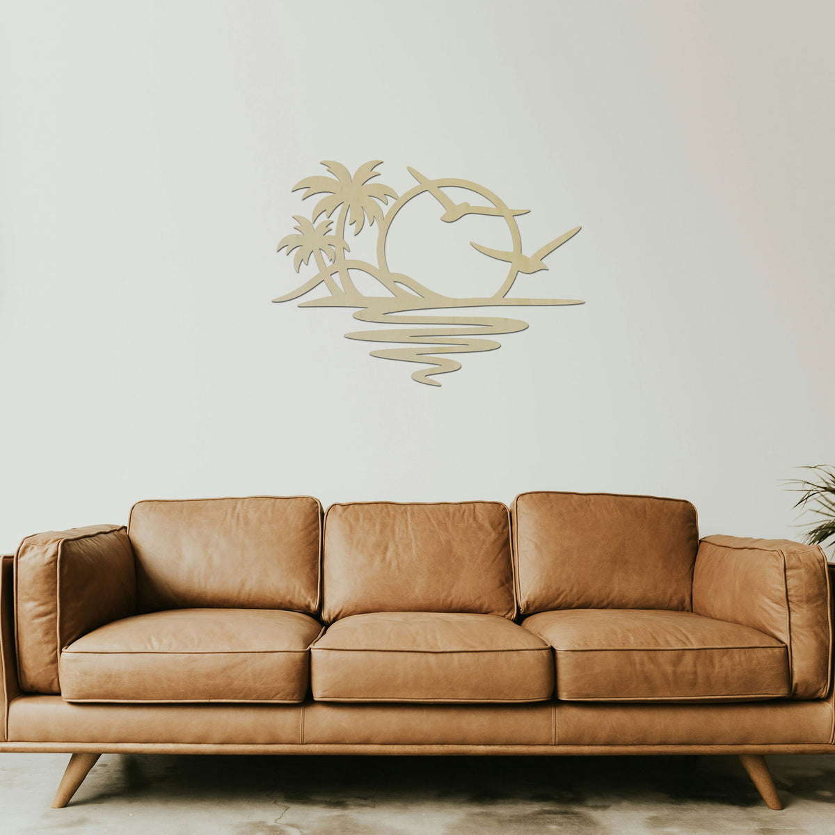 Tableau Bois "Horizon Tropical"