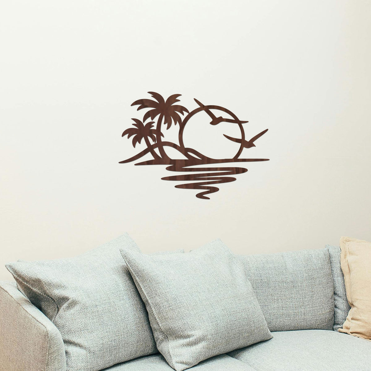 Tableau Bois "Horizon Tropical"