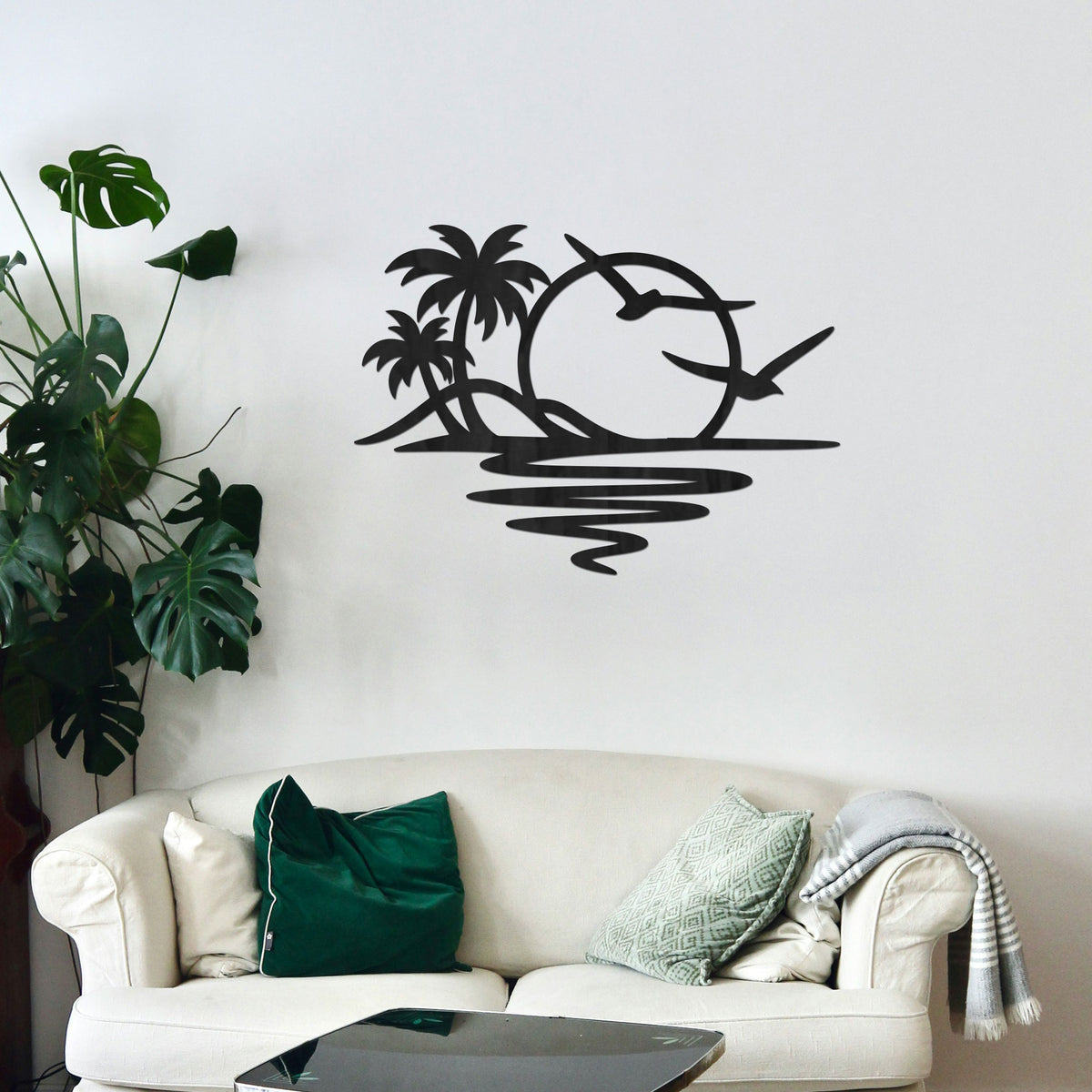 Tableau Bois "Horizon Tropical"