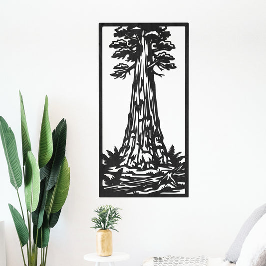 Tableau Bois "Arbre Majestueux 02"
